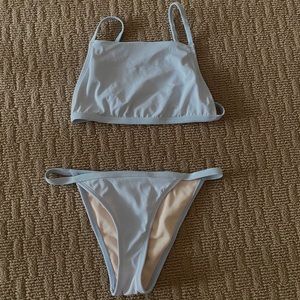 PACSUN smocked bikini - light blue